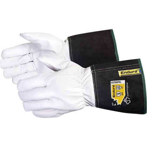 Gants de soudage &agrave; l'arc TIG Endura, Cuir fleur de ch&egrave;vre, Taille Moyen Solutions industrielles ALPHA