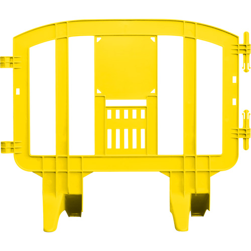 Minit Barricade, Interlocking, 49" L x 39" H, Yellow Solutions industrielles ALPHA