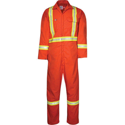 Combinaison non doubl&eacute;e Westex UltraSoft, Taille Moyen (grande taille), Orange, 8,7 cal/cm² Solutions industrielles ALPHA