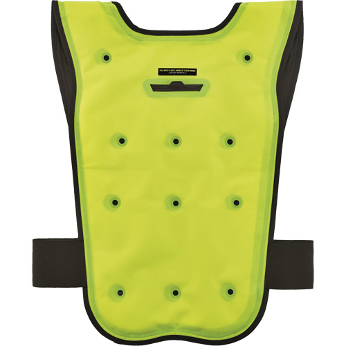 Veste refroidissante &agrave; &eacute;vaporation s&egrave;che &eacute;conomique Chill-Its 6687, Grand/T-Grand, Jaune lime haute visibilit&eacute; Solutions industrielles ALPHA