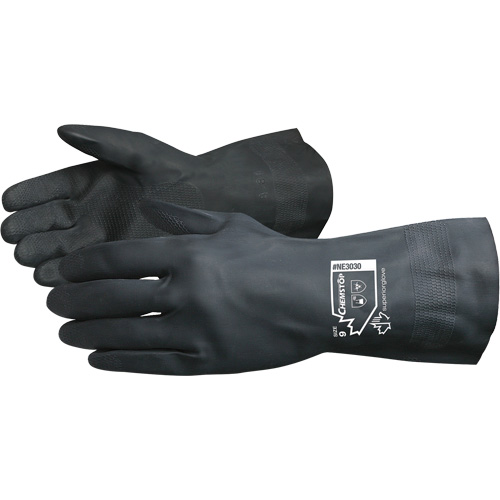 Chemstop Lined Chemical-Resistant Gloves, Size 7, 12" L, Neoprene, Flock-Lined Inner Lining, 30-mil Solutions industrielles ALPHA