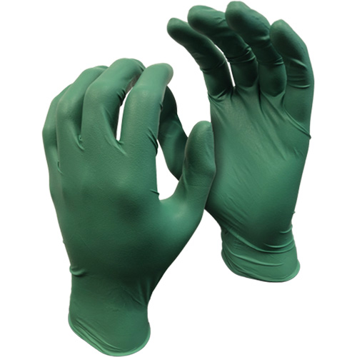 5559PF Green Monkey Gloves, Small, Nitrile, 4-mil, Powder-Free, Green Solutions industrielles ALPHA