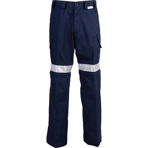 Pantalon haute visibilit&eacute;, Poly-coton, 34, Bleu marine Solutions industrielles ALPHA