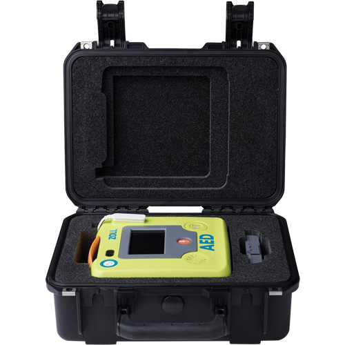 Mallette de transport rigide et mince pour DEA, Zoll AED 3 Pour, Non m&eacute;dical Solutions industrielles ALPHA