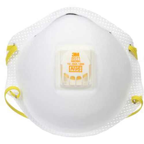 8511 Particulate Respirator, N95, NIOSH Certified Solutions industrielles ALPHA