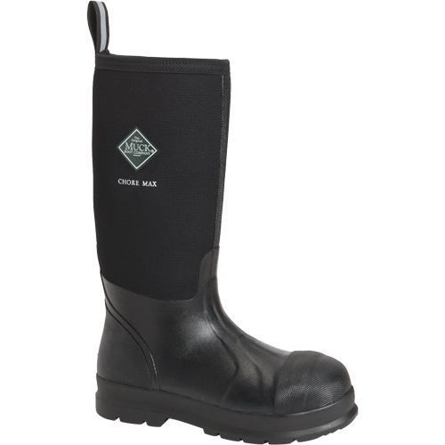 Bottes de s&eacute;curit&eacute; Chore Max, Caoutchouc, Embout Composite, Pointure 10, Semelle R&eacute;sistant aux perforations Solutions industrielles ALPHA