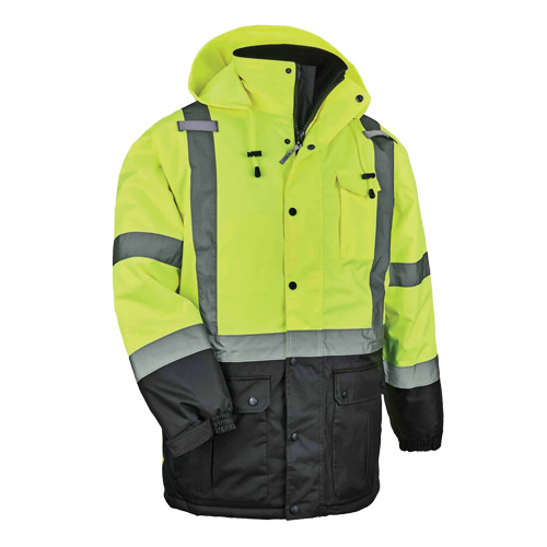 Parka thermique GloWear 8384 de Type R, Jaune lime haute visibilit&eacute;, Grand Solutions industrielles ALPHA