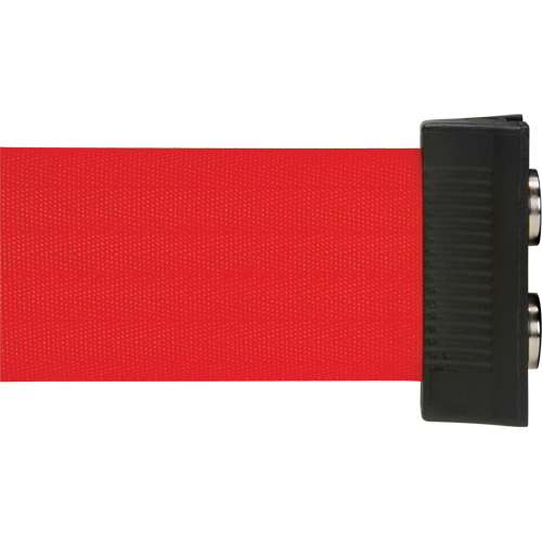 Cassette de ruban magn&eacute;tique pour barri&egrave;re de contr&ocirc;le des foules personnalis&eacute;e, 7', Ruban Rouge Solutions industrielles ALPHA