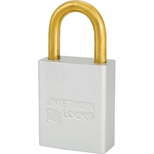 American Lock&reg; Safety Padlock, Clear, Keyed Alike, Aluminum, 1-1/2" Width Solutions industrielles ALPHA
