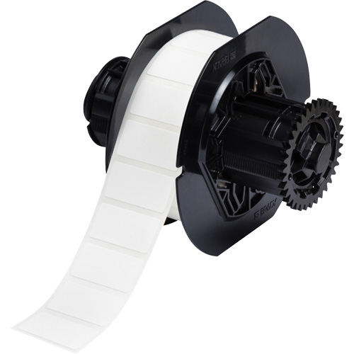 B33 Polyamide Coated Cloth Labels, Nylon, 1.5" L x 0.75" H, White Solutions industrielles ALPHA