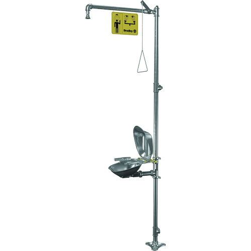 Halo Shower & Eye/Face Wash Unit, Pedestal Solutions industrielles ALPHA