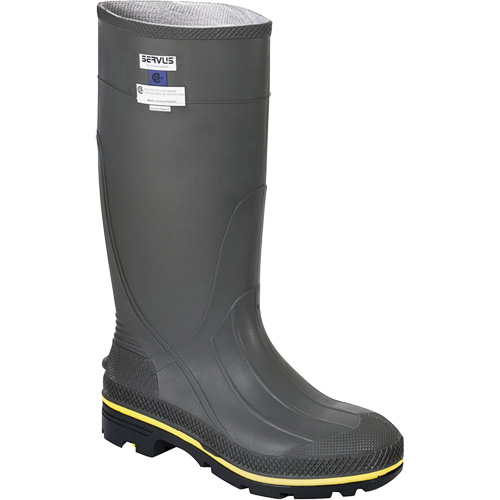 Bottes de s&eacute;curit&eacute; Pro, PVC, Embout Acier, Pointure 5 Solutions industrielles ALPHA