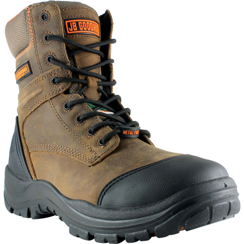 Bottes de travail Thrasher, Cuir, Taille 7-1/2, Imperm&eacute;able Solutions industrielles ALPHA