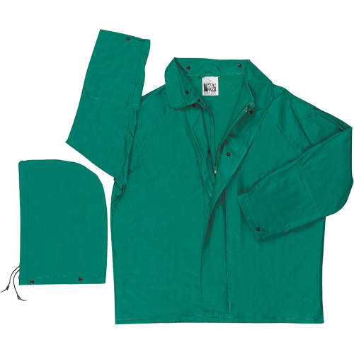 Imperm&eacute;able avec limite dinflammabilit&eacute; Dominator, Polyester/PVC, Grand, Vert Solutions industrielles ALPHA