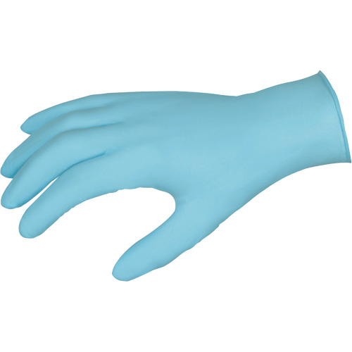 Gants jetables DuraShield, Grand, Nitrile, 3 mils, Sans poudre, Bleu Solutions industrielles ALPHA