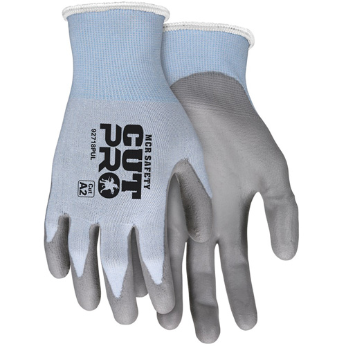 Gants r&eacute;sistant aux coupes Safety Cut Pro, Taille Grand, Calibre 18, Rev&ecirc;tement Polyur&eacute;thane, Enveloppe en PEHP, ASTM ANSI niveau A2 Solutions industrielles ALPHA