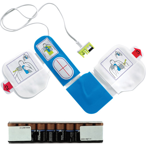 Ensemble de bloc-pile & CPR-D-Padz, Zoll AED Plus Pour, Classe 4 Solutions industrielles ALPHA
