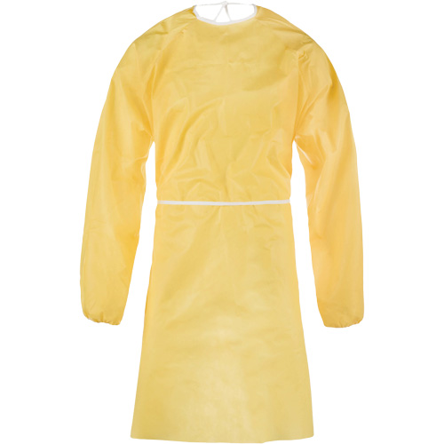 ChemMax&reg; 1 Gown, One Size, Yellow, Polyethylene/Polypropylene Solutions industrielles ALPHA