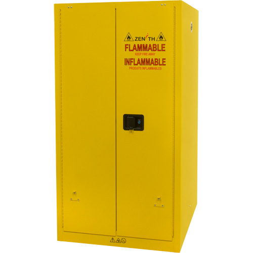 Armoire pour produits inflammables, 60 gal., 2 Porte(s), 34" La x 65" h x 34" p Solutions industrielles ALPHA