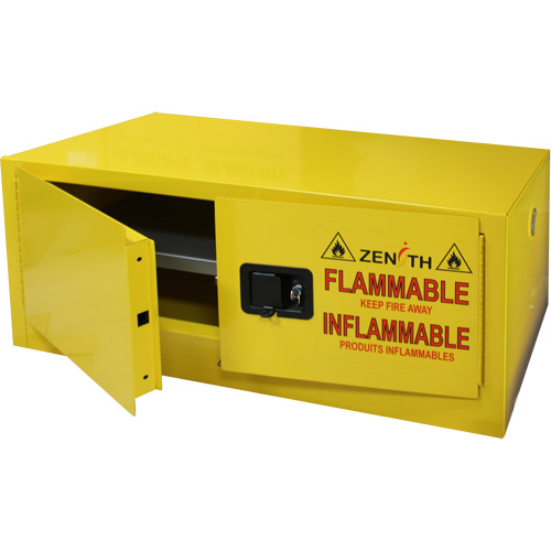 Armoire pour produits inflammables, 12 gal., 2 Porte(s), 43" La x 18" h x 18" p Solutions industrielles ALPHA