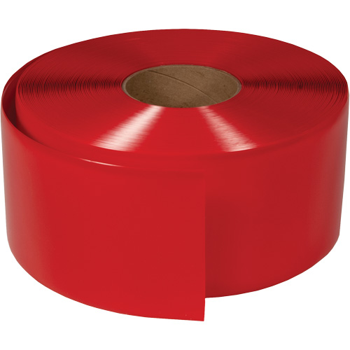 Ruban de marquage tr&egrave;s r&eacute;sistant pour plancher ArmorStripe, 4" x 100', PVC, Rouge Solutions industrielles ALPHA