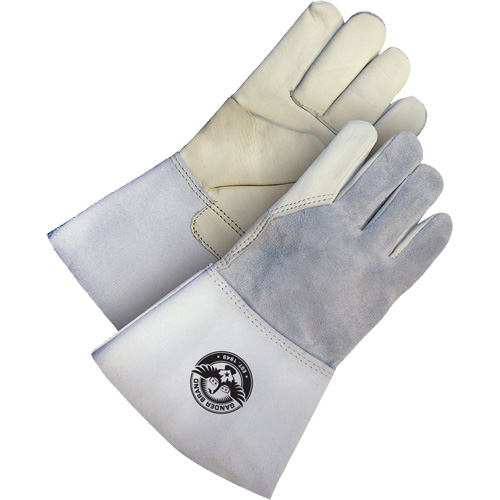 Gander Brand Utility Grain Leather Welder Gloves, Grain Cowhide, Size X-Large Solutions industrielles ALPHA