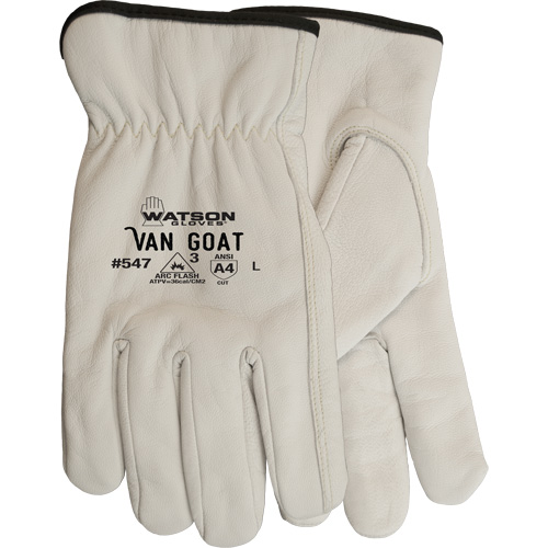 Van Goat Cut Resistant Work Gloves, Large, 36 cal/cm², Level 3, NFPA 70E Solutions industrielles ALPHA