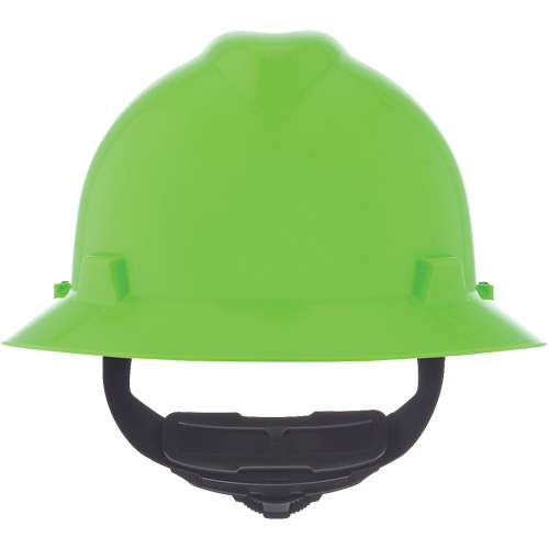 Casque de s&eacute;curit&eacute; &agrave; fente et bordure compl&egrave;te V-Gard, R&eacute;pond aux normes CSA type 1, Suspension Rochet, Non ventil&eacute; Solutions industrielles ALPHA