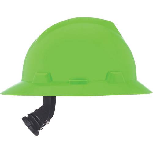Casque de s&eacute;curit&eacute; &agrave; fente et bordure compl&egrave;te V-Gard, R&eacute;pond aux normes CSA type 1, Suspension Rochet, Non ventil&eacute; Solutions industrielles ALPHA