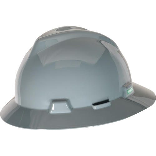 Casque de s&eacute;curit&eacute; &agrave; fente et bordure compl&egrave;te V-Gard, Suspension &agrave; douille, Non ventil&eacute; Solutions industrielles ALPHA