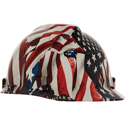 Casque de s&eacute;curit&eacute; Hydro Dip V-Gard, R&eacute;pond aux normes CSA type 1, Suspension Rochet, Non ventil&eacute; Solutions industrielles ALPHA