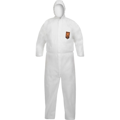 Combinaison jetable KleenGuard A40, Moyen, Blanc, Microporeux Solutions industrielles ALPHA
