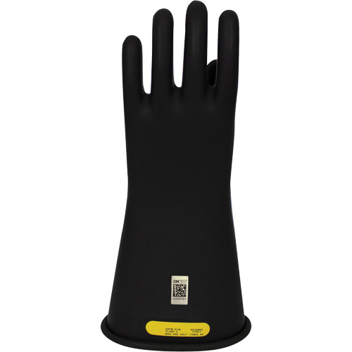 Gants en caoutchouc pour travaux &eacute;lectriques Arcguard, Taille 8, 10" lo Solutions industrielles ALPHA
