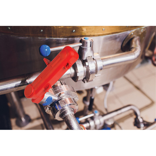 Dispositif de cadenassage pour poign&eacute;e de tirage, Type Papillon Solutions industrielles ALPHA