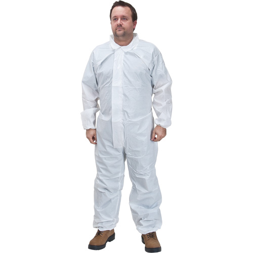 Combinaisons de premi&egrave;re qualit&eacute;, Petit, Blanc, Microporeux Solutions industrielles ALPHA