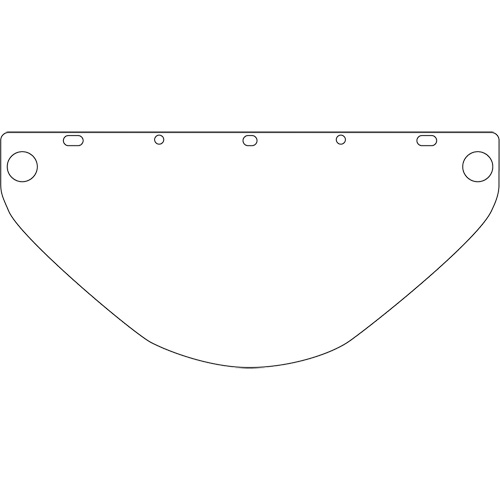 Visi&egrave;re de s&eacute;curit&eacute; universelle Dynamic, Polycarbonate, Teinte Transparent Solutions industrielles ALPHA