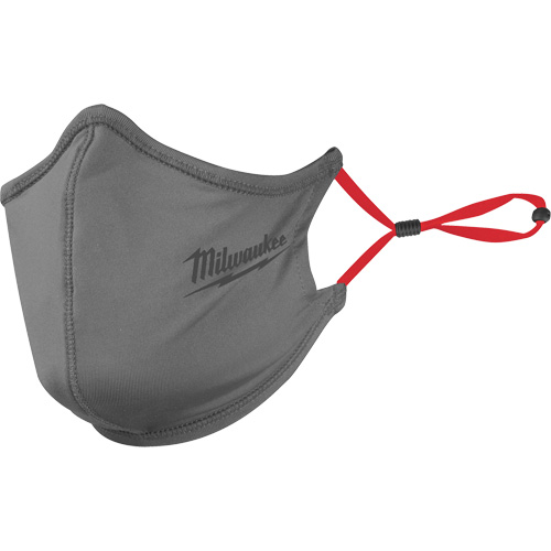 2-Layer Face Mask, Nylon/Polyester/Spandex, Grey Solutions industrielles ALPHA