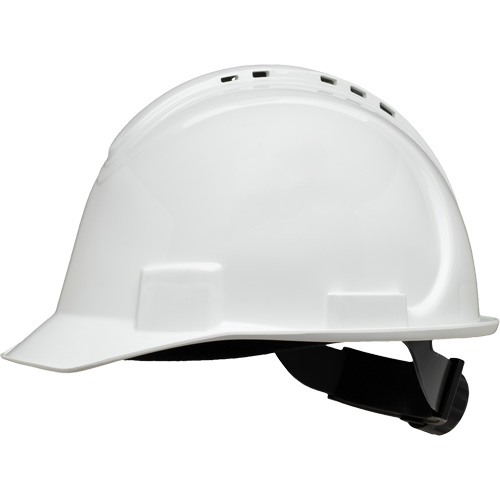 Casque de s&eacute;curit&eacute; &agrave; bordure courte North, R&eacute;pond aux normes CSA type 1, Suspension Rochet, Ventil&eacute; Solutions industrielles ALPHA