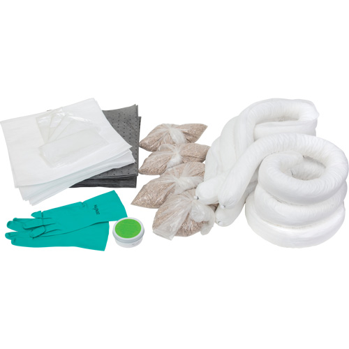 Spill Kit, Oil Only/Universal, Overpack, 20 US gal. Absorbancy Solutions industrielles ALPHA