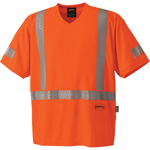 6900 T-shirt de protection contre les rayons UV CoolPass, 2T-Grand, Orange haute visibilit&eacute; Solutions industrielles ALPHA