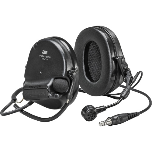 Casque VI NIB avec fils de sortie unique Peltor ComTac, Style Cordon cervical, 22 dB Solutions industrielles ALPHA