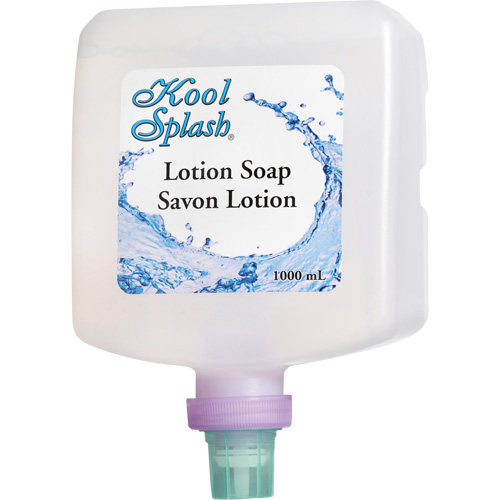 Kool Splash&reg; Clearly Lotion Soap, Cream, 1000 ml, Unscented Solutions industrielles ALPHA