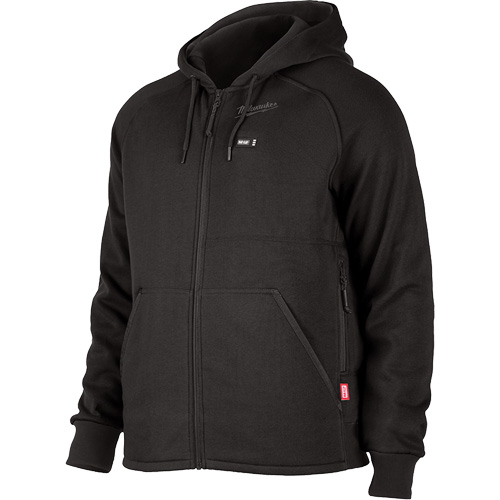 M12 Heated Hoodie, Men's, Large, Black, Polyester Solutions industrielles ALPHA