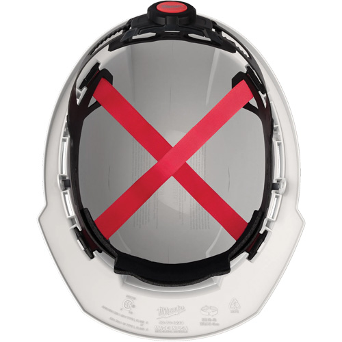 Front Brim Hardhat, Meets CSA Type 1, Ratchet Suspension, Non-Vented Solutions industrielles ALPHA