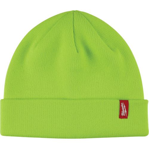 Tuque &agrave; revers haute visibilit&eacute;, Taille unique, Vert Solutions industrielles ALPHA