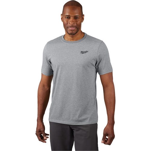 T-shirt de travail hybride, Hommes, Petit, Gris Solutions industrielles ALPHA