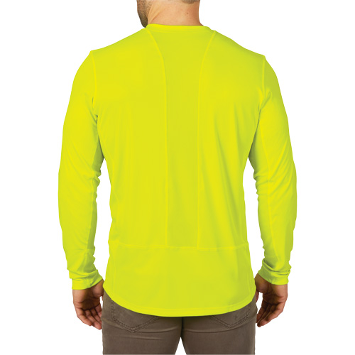 Workskin Lightweight High Visibility Shirt, Men's, Large, Yellow Solutions industrielles ALPHA