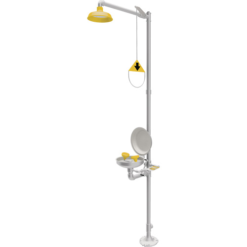 Combination Emergency Shower & Eyewash Station, Pedestal Solutions industrielles ALPHA