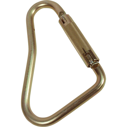 Offset D-Shaped Carabiner, Steel, 5000 lbs Capacity Solutions industrielles ALPHA