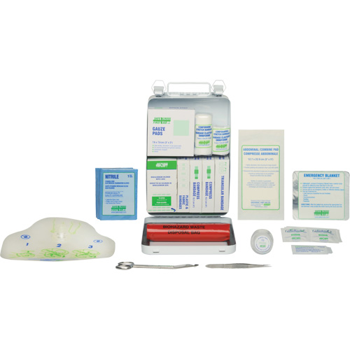 Basic 16 Unit First Aid Kit, Meets CSA Z1220-17 Type 2 Low-Risk Environment, Small (2-25 Workers) Solutions industrielles ALPHA
